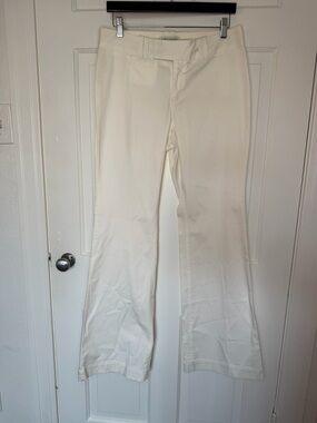 Banana Republic Martin Fit White Stretch Pants – Size 6